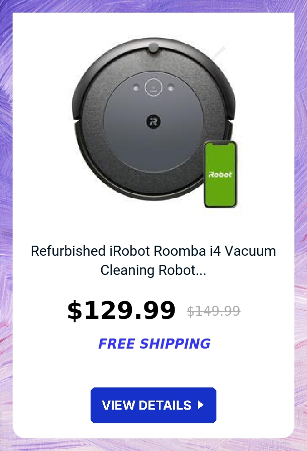 Refurbished iRobot Roomba i4 Vacuum Cleaning Robot...