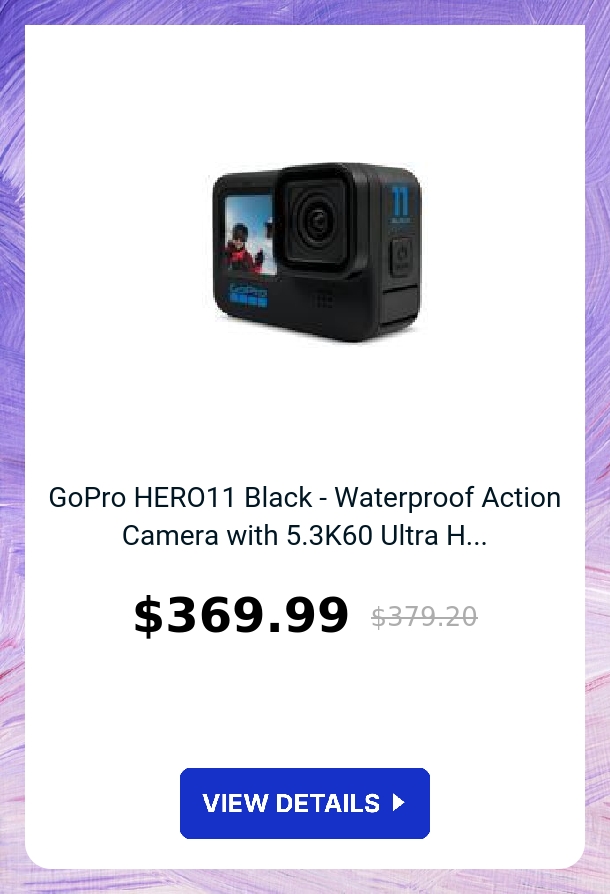 GoPro HERO11 Black - Waterproof Action Camera with 5.3K60 Ultra H...