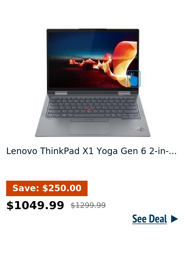 Lenovo ThinkPad X1 Yoga Gen 6 2-in-...