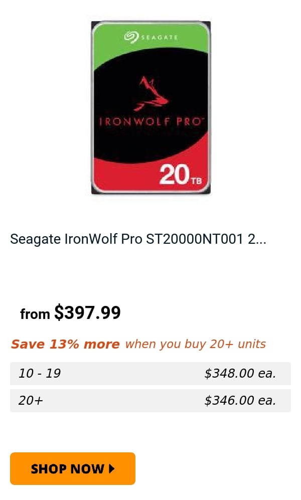 Seagate IronWolf Pro ST20000NT001 2...