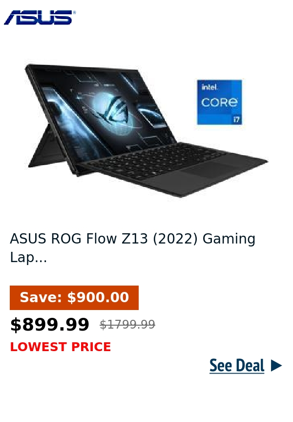 ASUS ROG Flow Z13 (2022) Gaming Lap...