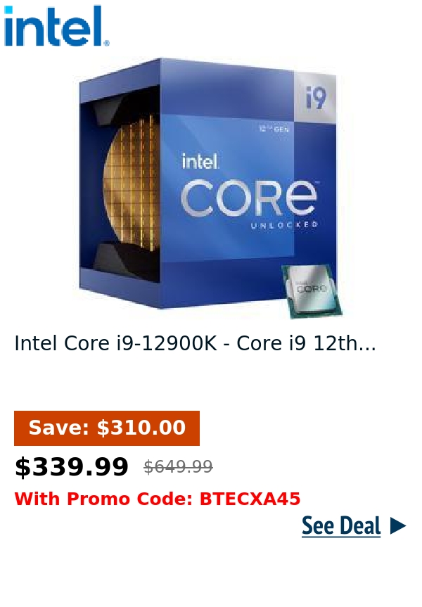 Intel Core i9-12900K - Core i9 12th...