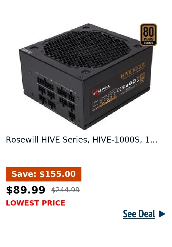 Rosewill HIVE Series, HIVE-1000S, 1...