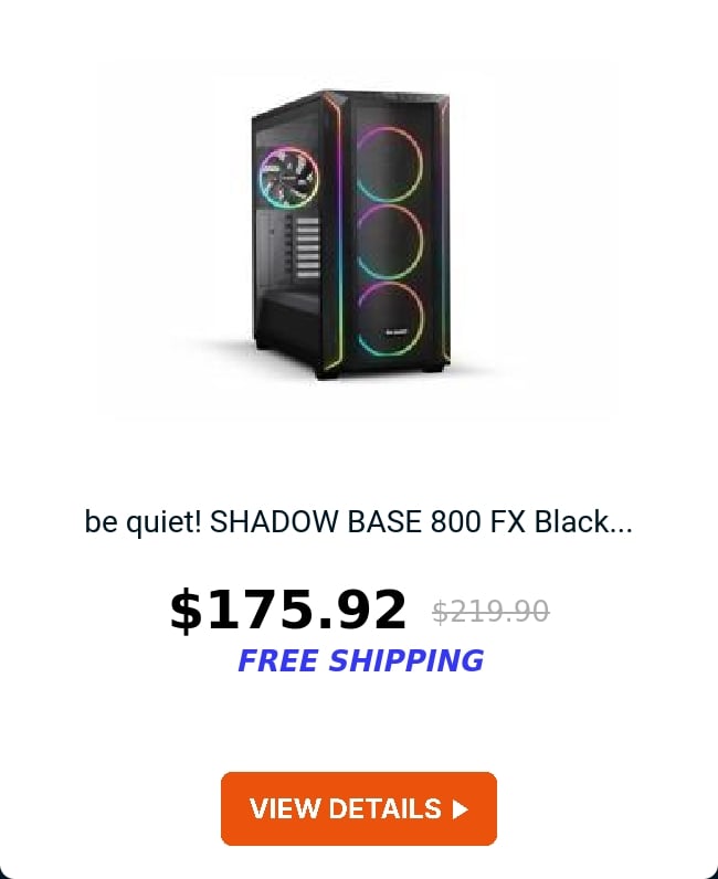 be quiet! SHADOW BASE 800 FX Black...