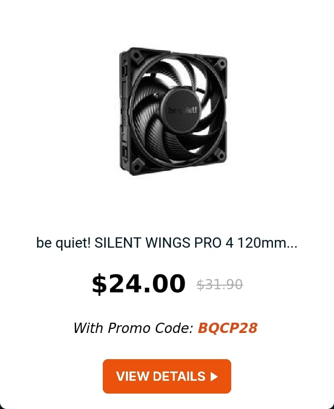 be quiet! SILENT WINGS PRO 4 120mm...