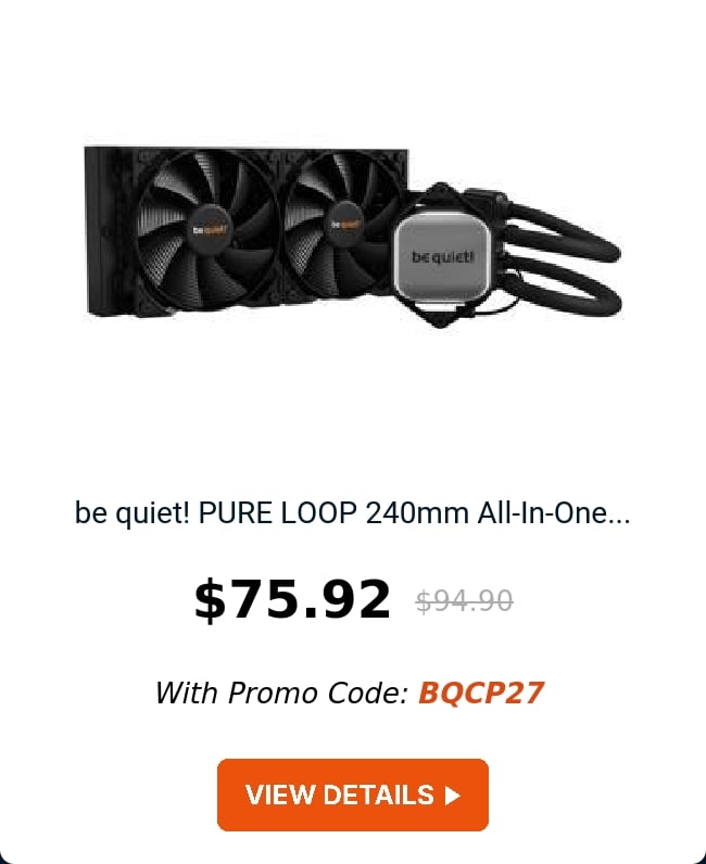 be quiet! PURE LOOP 240mm All-In-One...