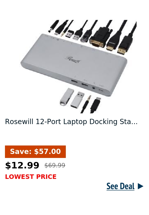 Rosewill 12-Port Laptop Docking Sta...