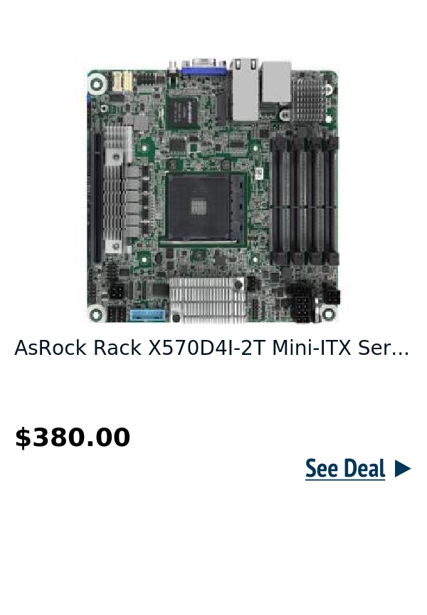 AsRock Rack X570D4I-2T Mini-ITX Ser...