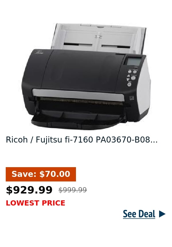 Ricoh / Fujitsu fi-7160 PA03670-B08...