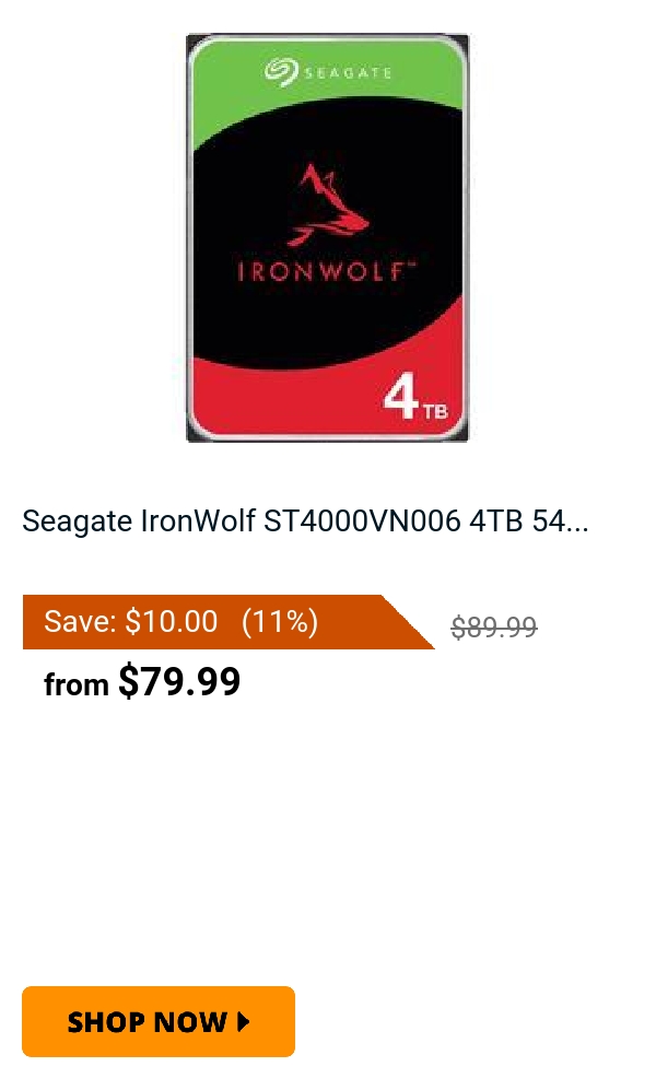 Seagate IronWolf ST4000VN006 4TB 54...