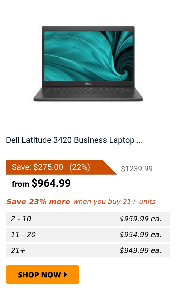 Dell Latitude 3420 Business Laptop ...