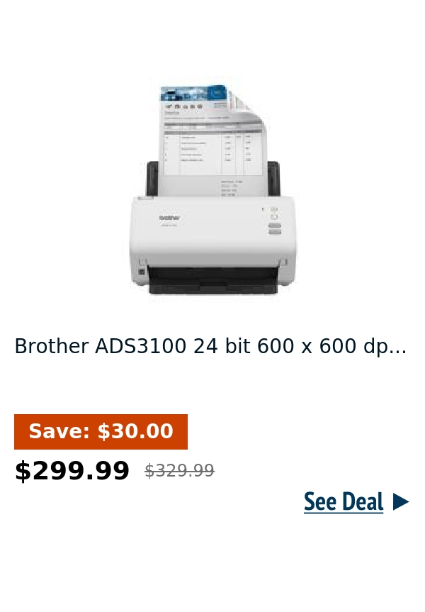 Brother ADS3100 24 bit 600 x 600 dp...