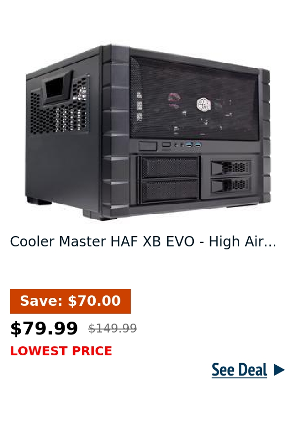 Cooler Master HAF XB EVO - High Air...