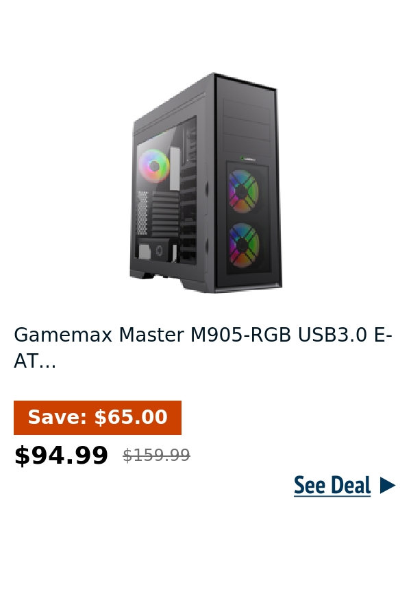 Gamemax Master M905-RGB USB3.0 E-AT...