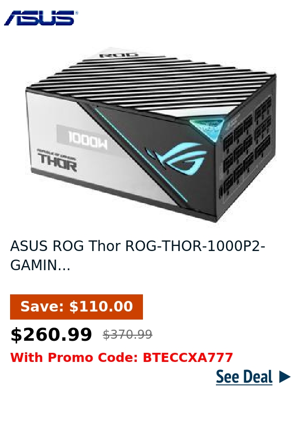 ASUS ROG Thor ROG-THOR-1000P2-GAMIN...