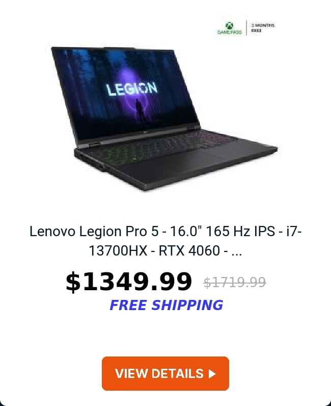 Lenovo Legion Pro 5 - 16.0