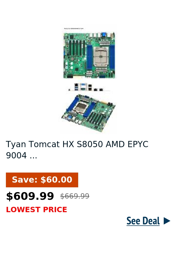 Tyan Tomcat HX S8050 AMD EPYC 9004 ...