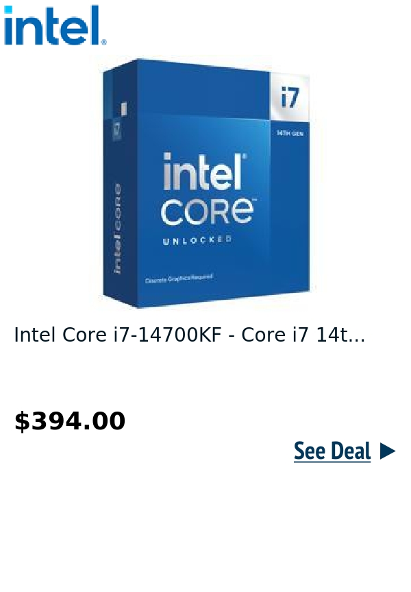 Intel Core i7-14700KF - Core i7 14t...