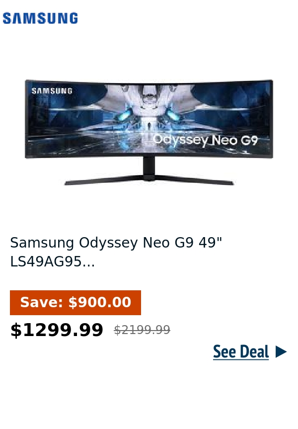 Samsung Odyssey Neo G9 49