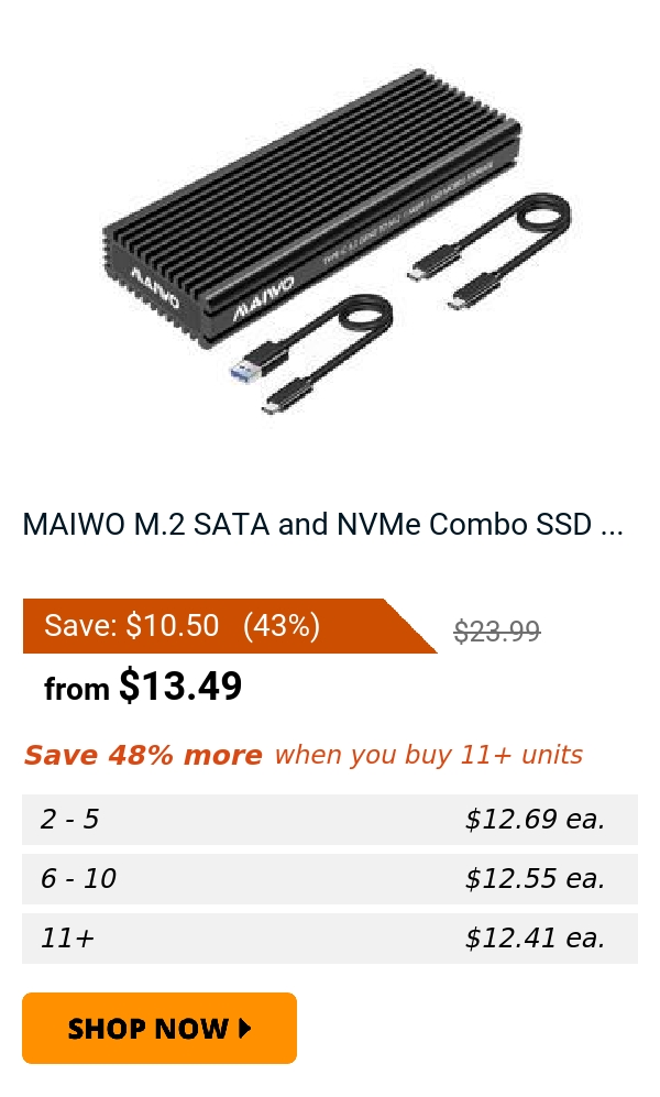 MAIWO M.2 SATA and NVMe Combo SSD ...