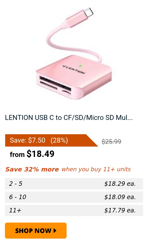 LENTION USB C to CF/SD/Micro SD Mul...