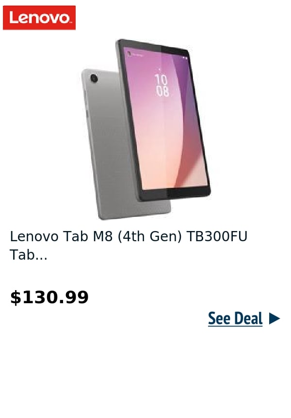 Lenovo Tab M8 (4th Gen) TB300FU Tab...