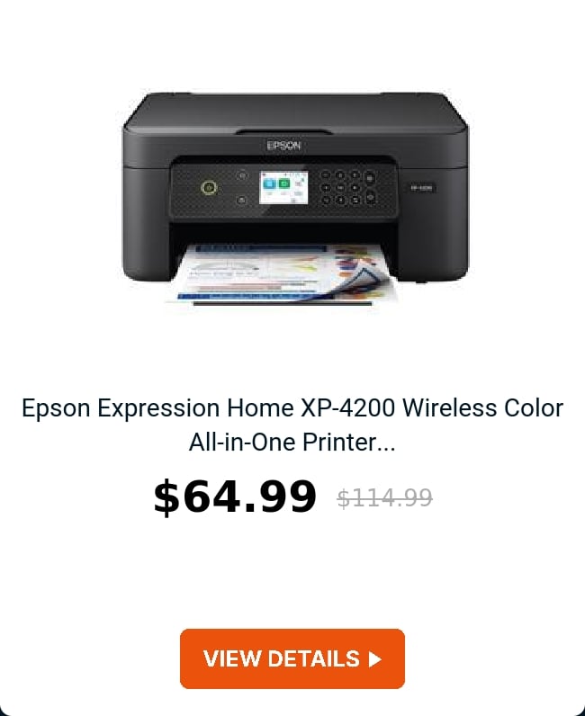 Epson Expression Home XP-4200 Wireless Color All-in-One Printer...