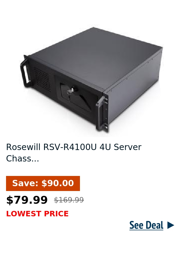 Rosewill RSV-R4100U 4U Server Chass...