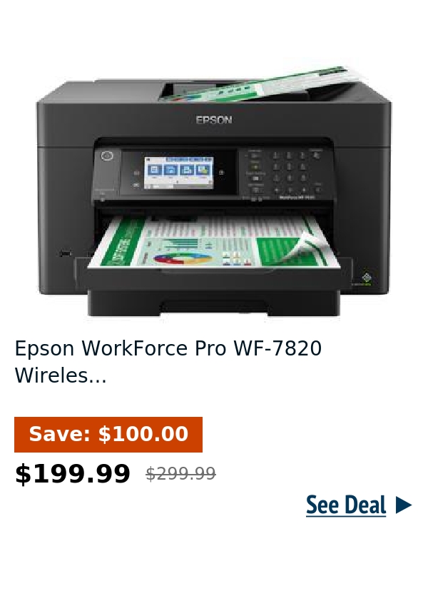 Epson WorkForce Pro WF-7820 Wireles...