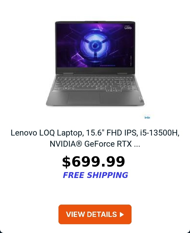 Lenovo LOQ Laptop, 15.6