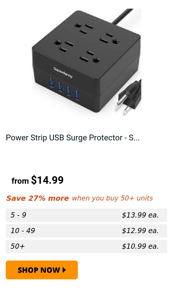 Power Strip USB Surge Protector - S...