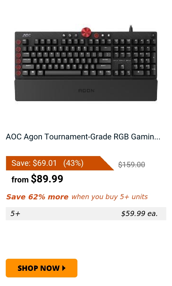 AOC Agon Tournament-Grade RGB Gamin...