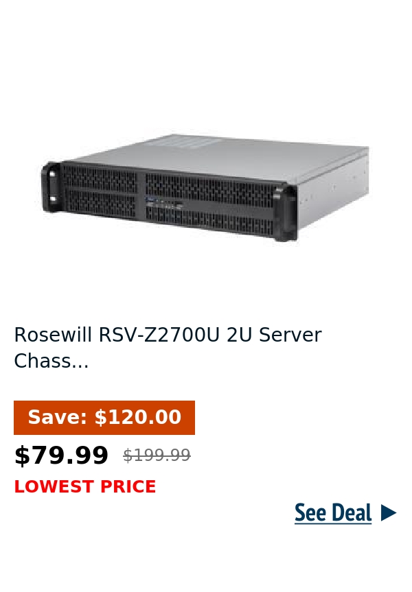 Rosewill RSV-Z2700U 2U Server Chass...