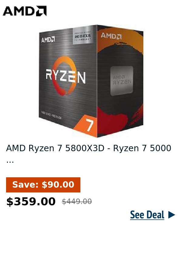 AMD Ryzen 7 5800X3D - Ryzen 7 5000 ...