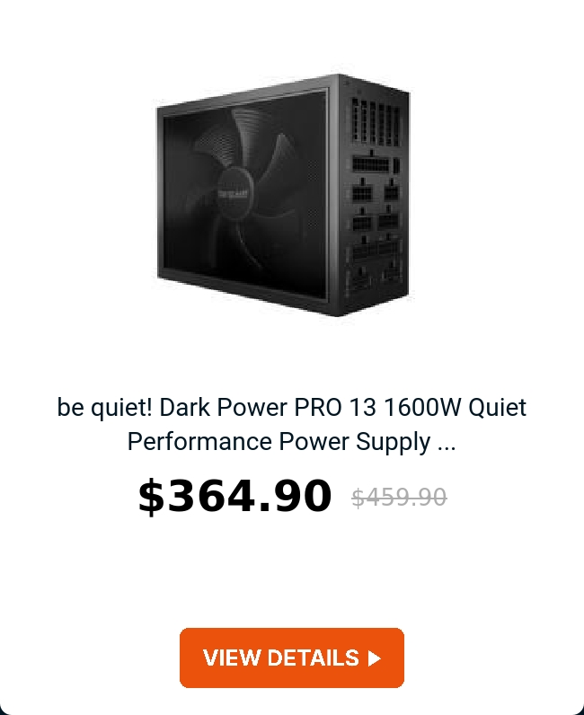 be quiet! Dark Power PRO 13 1600W Quiet Performance Power Supply ...
