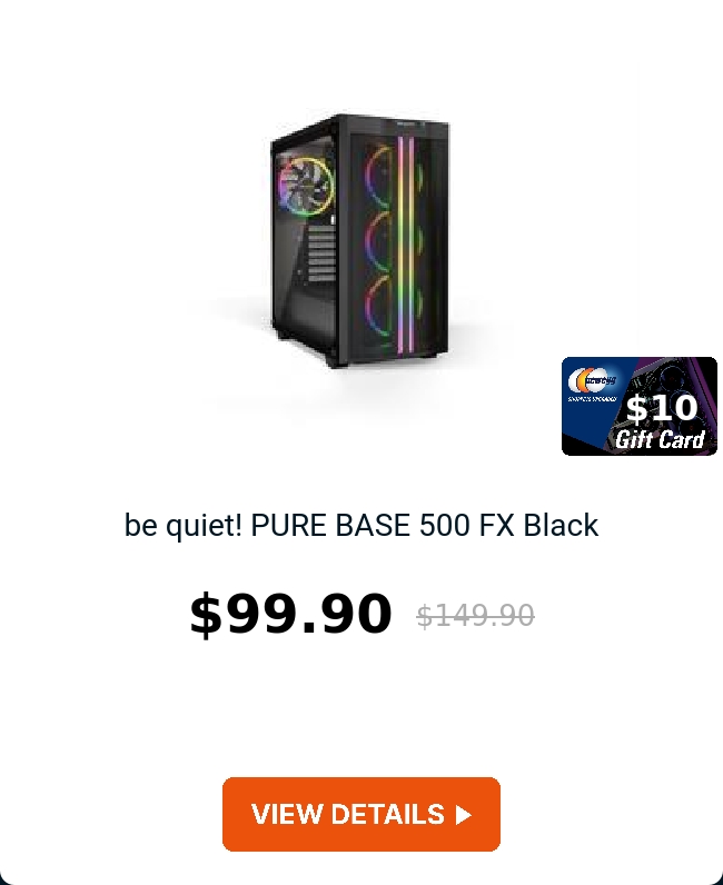 be quiet! PURE BASE 500 FX Black 