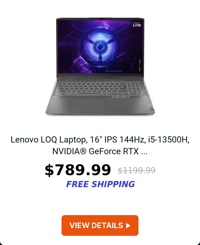 Lenovo LOQ Laptop, 16