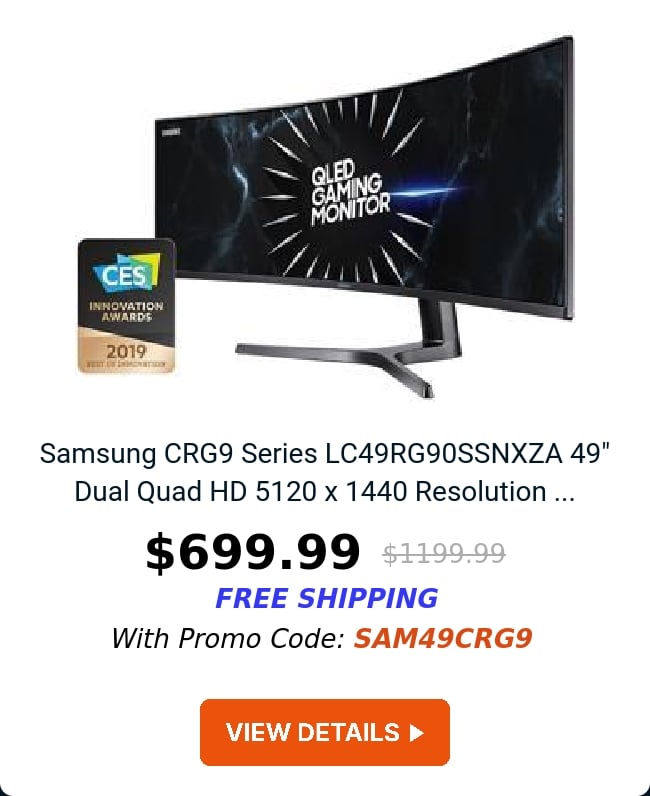 Samsung CRG9 Series LC49RG90SSNXZA 49