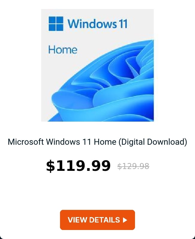 Microsoft Windows 11 Home (Digital Download) 