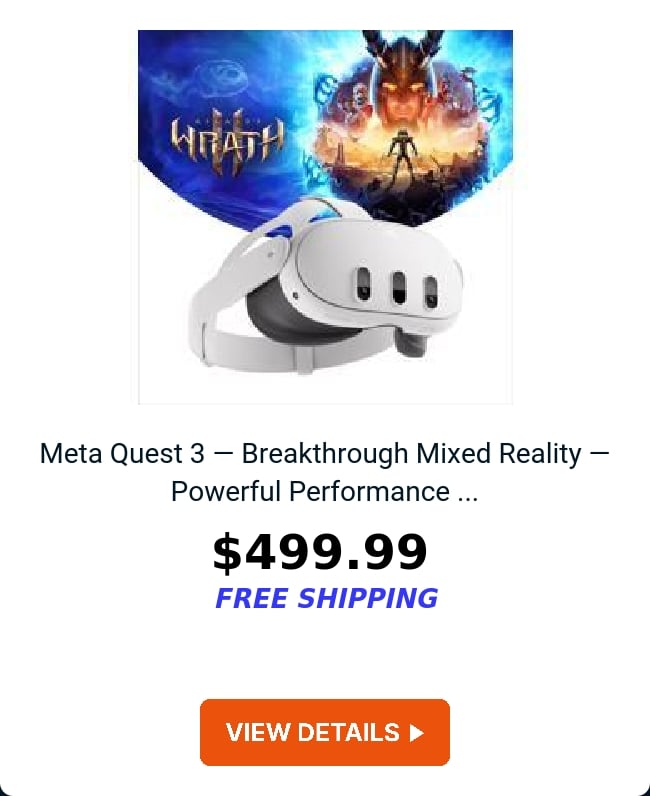 Meta Quest 3 — Breakthrough Mixed Reality — Powerful Performance ...