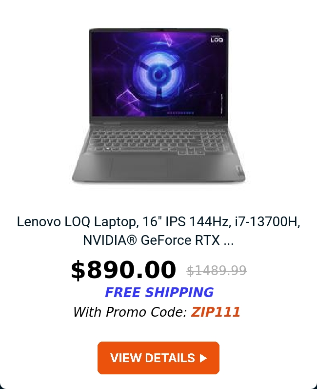 Lenovo LOQ Laptop, 16