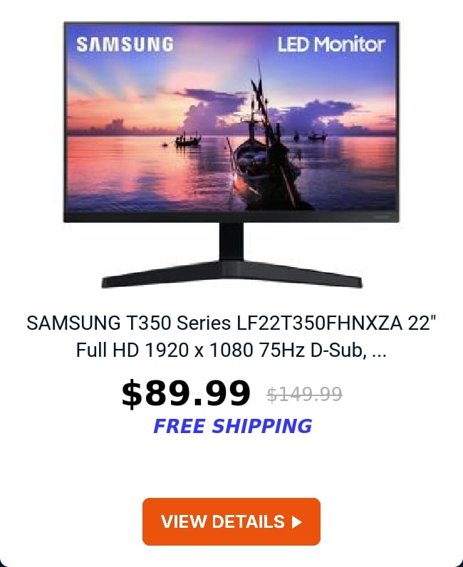 SAMSUNG T350 Series LF22T350FHNXZA 22