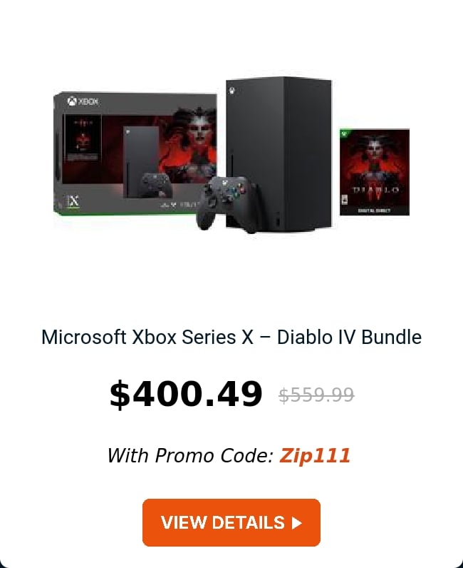 Microsoft Xbox Series X – Diablo IV Bundle 