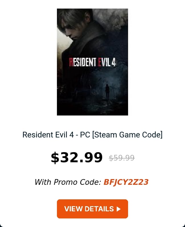 Resident Evil 4 - PC [Steam Game Code] 