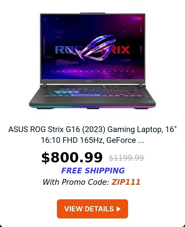 ASUS ROG Strix G16 (2023) Gaming Laptop, 16