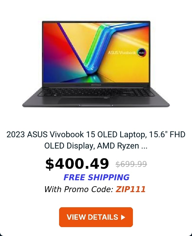 2023 ASUS Vivobook 15 OLED Laptop, 15.6