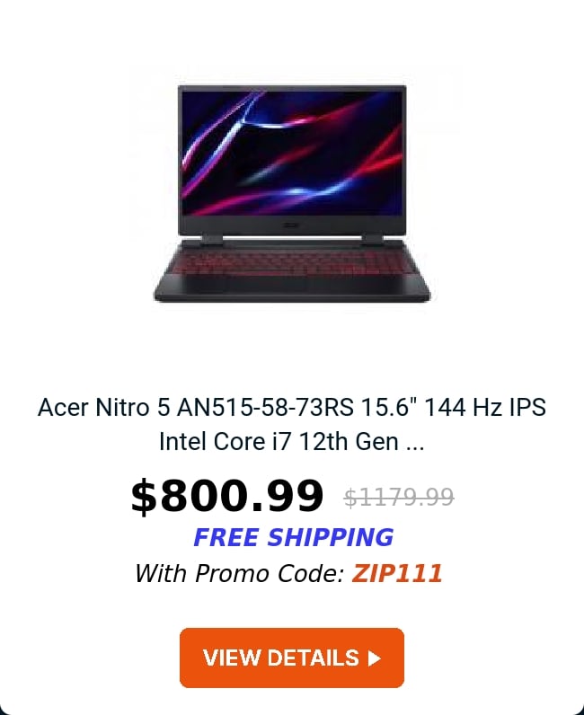 Acer Nitro 5 AN515-58-73RS 15.6