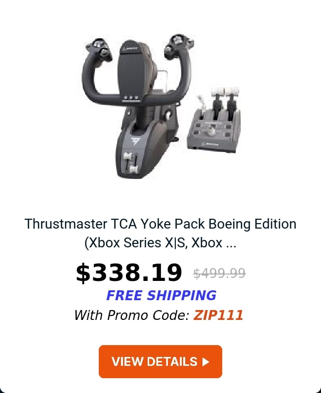 Thrustmaster TCA Yoke Pack Boeing Edition (Xbox Series X|S, Xbox ...