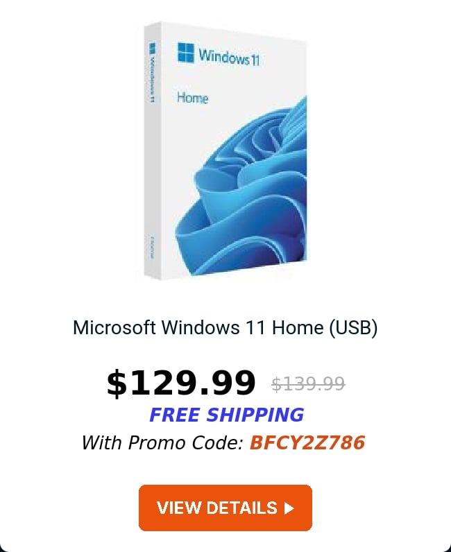 Microsoft Windows 11 Home (USB) 