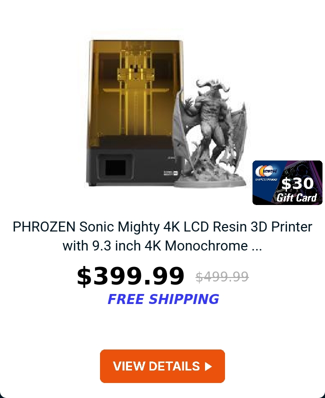 PHROZEN Sonic Mighty 4K LCD Resin 3D Printer with 9.3 inch 4K Monochrome ...